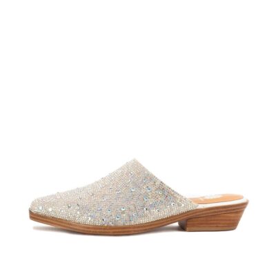 Women Yellow Box  | Wanny Rhinestone Mule